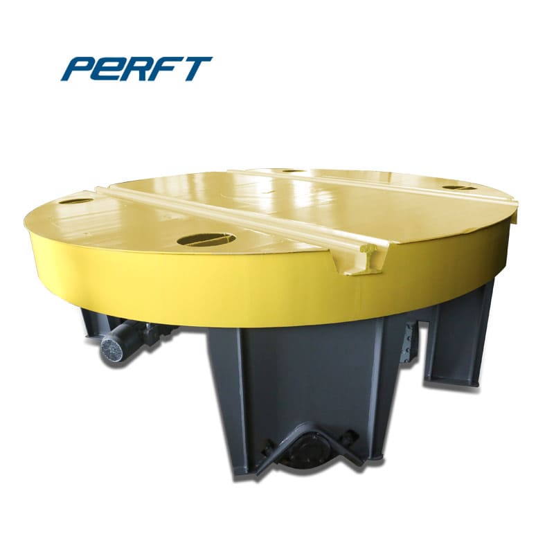 handle hot metal ladle trackless transfer trolley for steel 